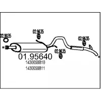 MTS 01.95640 Einddemper