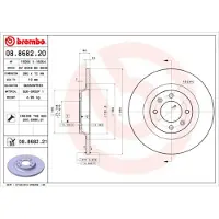 Brembo Remschijf 08.8682.21