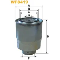 WIX FILTERS Brandstoffilter WF8419