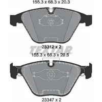 Textar Remblokset 2331207, voor