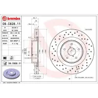 Brembo 18-20 Subaru WRX STI Front Premium UV Coated OE Equivalent Rotor
