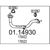 MTS 01.14930 Voorpijp