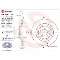 Brembo 09.9767.11 Remschijf