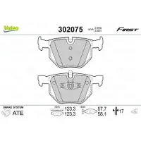 Valeo 302075 Remblokken