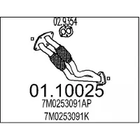 MTS 01.10025 Voorpijp