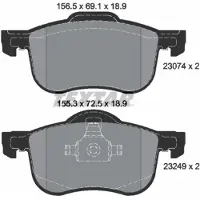 Textar Remblokset 2307401, voor