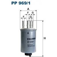 FILTRON PP 969/1 Brandstoffilter