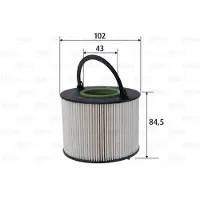 Valeo 587075 Brandstoffilter