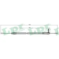 LPR Kabel, parkeerrem C0434B