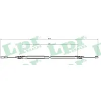 LPR Kabel, parkeerrem C0059B