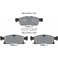 Textar 2519209 Remblokken