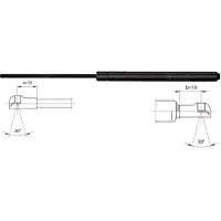METZGER 2110631 Gasveer achterklep