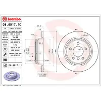 Brembo Remschijf 08.6917.11