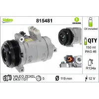 Valeo Airco-compressor ORIGINS NEW O.E. TECHNOLOGIE 815481