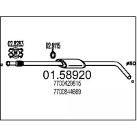 MTS Middendemper 01.58920