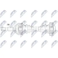 NTY NPW-PS-013 Aandrijfas
