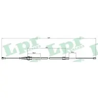 LPR C0808B Handremkabel