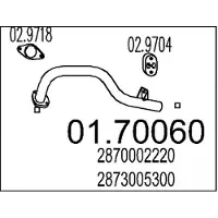 MTS 01.70060 Voorpijp