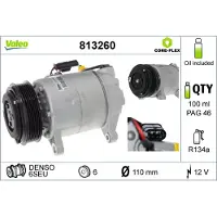 Valeo Compressor airconditioning 813260