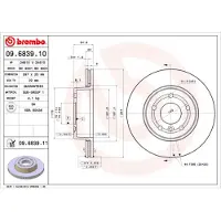 Brembo Remschijf 09.6839.11
