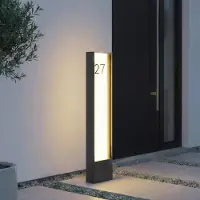 LINDBY Buitenverlichting , Selqa, Zwart, Terras, Metaal, Modern