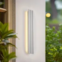 LUCANDE Buitenverlichting , Melira, Grijs, Terras, Aluminium, Modern