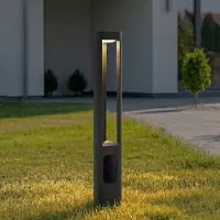 LUCANDE Buitenverlichting , Pirron, Zwart, Terras, Metaal, Modern