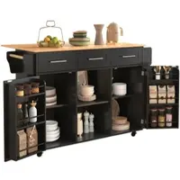 STILVORA Opbergkast 95x35x83 cm van spaanplaat, met deuren en glasplanken, wit hoogglans, modern en strak ontwerp