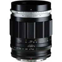 Voigtländer Portrait Heliar 75mm F/1.8 Nikon Z zwart