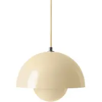 &tradition Hanglampe &Tradition, Flowerpot VP1, dimbare, Beige, Woonkamer, Metaal, Designer