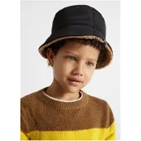 Mayoral reversible hoed zwart/bruin 51 cm