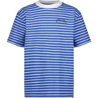 Vingino T-shirt Icon-stripe-SS Jongen Blauw 176