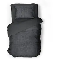 Eleganzzz Dekbedovertrek Micro Mink Crocodile - anthracite 140x200/220cm