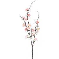 Easyplants | Kunsttak Prunus 78 cm roze | Zijde | Nepbloemen | roze | Onderhoudsvrij | Kant-en-klaar