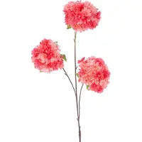 Easyplants | Kunsttak Kersenbloesem 85 cm koraal | Zijde | Nepbloemen | koraal | Onderhoudsvrij | Kant-en-klaar
