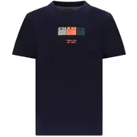 TYGO & vito jersey T-shirt donkerblauw Jongens Katoen Ronde hals Printopdruk - maat 98-104