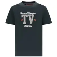 TYGO & vito jersey T-shirt donkergroen Jongens Katoen Ronde hals Printopdruk - maat 92