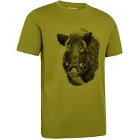 Deerhunter Jaxon Heren T-shirt korte mouw Wild Moss scandinavisch T-shirt Maat XL
