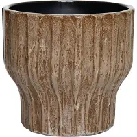 HS Potterie Pot vigo d35h32cm bruin
