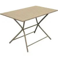 Intratuin 2-zits Klaptafel Emily Beige 110 X 70 X 74 Cm