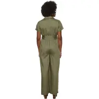 Vertbaudet Ruime jumpsuit met korte mouwen voor zwangerschap en borstvoeding in lyocell