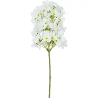 Easyplants | Kunstbloem Sneeuwbal Real Touch Wit 58 cm | Zijde | Nepbloemen | wit | Onderhoudsvrij | Kant-en-klaar