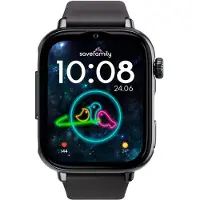 Savefamily Silicone Savewatch Plus 2 Smartwatch Zwart Kinderen
