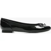 Clarks Couture Bloom Zwarte Pat Schoenen