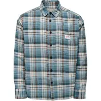 Only & Sons Overhemd 'ONSJack' ecru / cyaan blauw / bruin / zwart