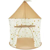 Bieco Pop Up Play Tent Dots Beige Kinderen