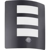 Eglo Rascino-E Wandlamp Buiten - Bewegingssensor - E27 - 26 cm - Zwart