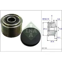INA Dynamovrijloop 535006810 Ina voor o.a. MERCEDES-BENZ