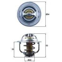 MAHLE ORIGINAL TX 179 89D Thermostaat, koelvloeistof