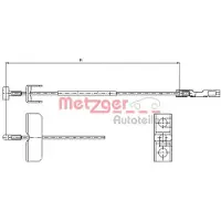 METZGER 11.6803 Handremkabel